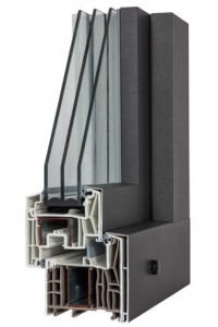 Profilo finestra PVC-ALU Synego CLIPP